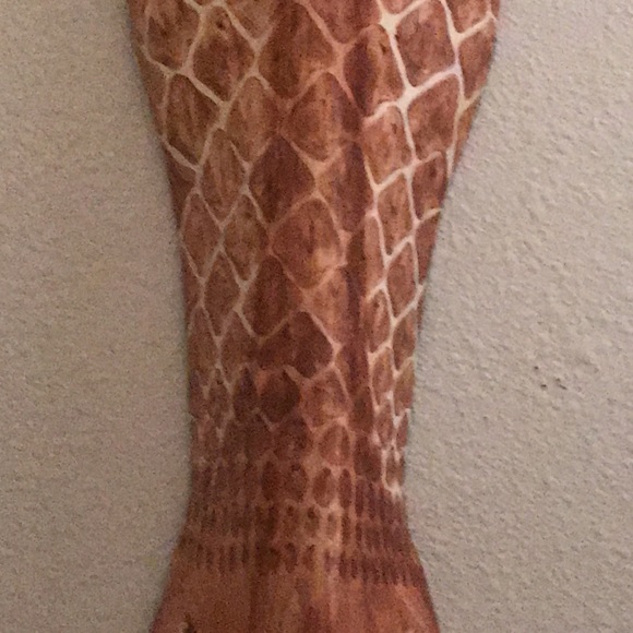 40” Tall Wood Wall Mask Giraffe Deco Safari Sculpture - Picture 3 of 6